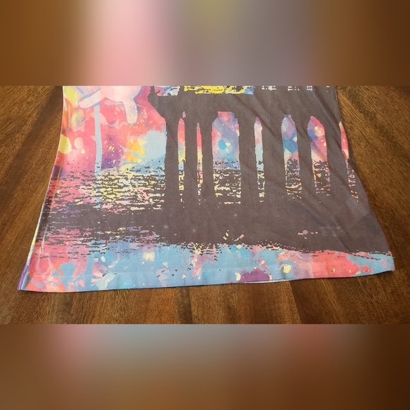 Disney Womens Size XL Mickey & Minnie Graphic T-Shirt - Multicolor - Picture 5 of 11